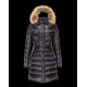 Moncler Hermifur Dam Vinterjacka Svart