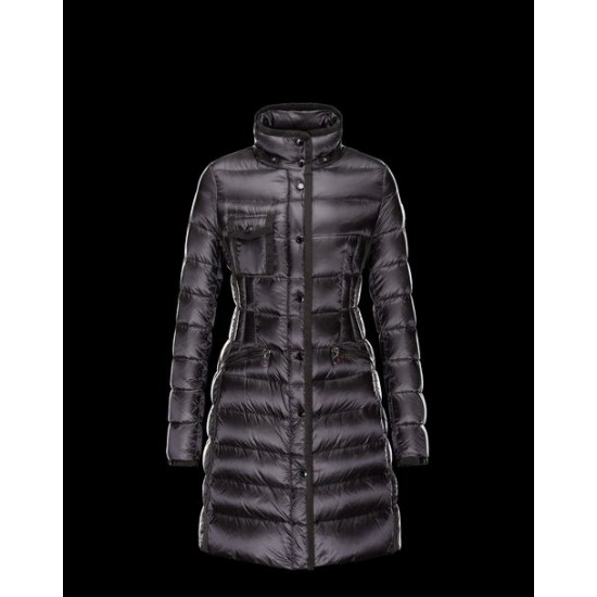 Moncler Hermifur Dam Vinterjacka Svart