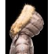 Moncler Hermifur Dam Vinterjacka Dove Grå