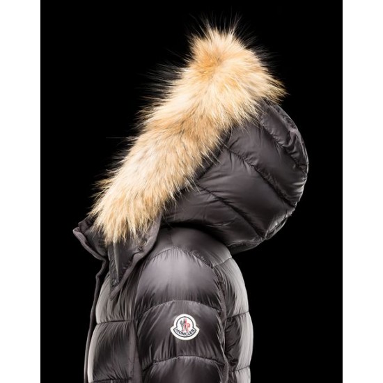 Moncler Hermifur Dam Vinterjacka Steel Grå