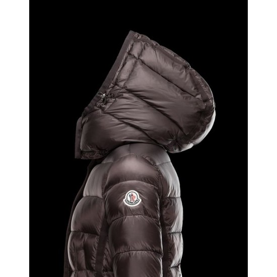 Moncler Hermine Dam Vinterjacka Dark Brun