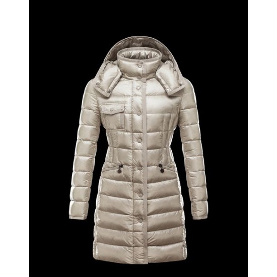 Moncler Hermine Dam Vinterjacka Sand