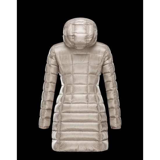 Moncler Hermine Dam Vinterjacka Sand