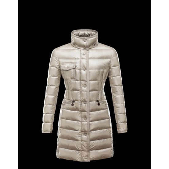 Moncler Hermine Dam Vinterjacka Sand