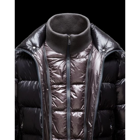 Moncler Zin Herr Dunjacka Svart