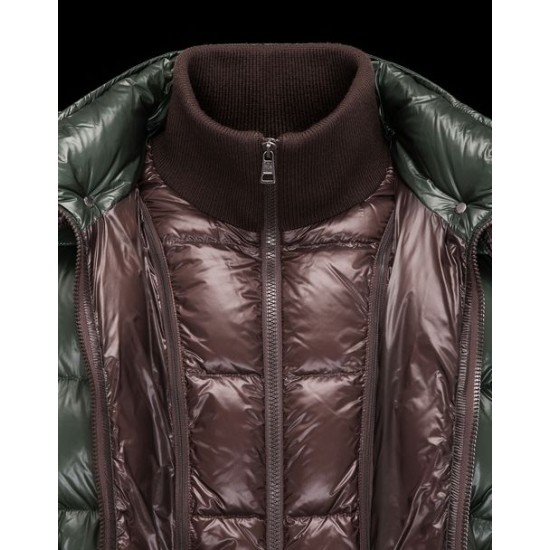 Moncler Zin Herr Dunjacka Dark Grön