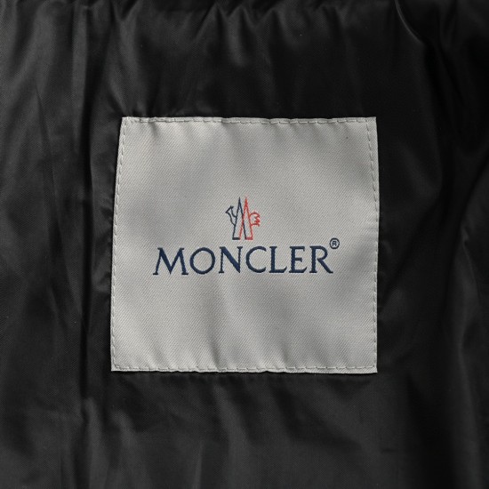 23FW Herr Moncler x FRGMT All Svart Långa ärmar Dunjacka Storlek 1-5