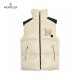 23FW Moncler Gilets Beige Svart Ärmlös västar Vinterjacka Storlek 1-5