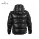 23FW Moncler Montclar Quilted Shell Hooded Långa ärmar Short Dunjacka Svart Vinterjacka Storlek 1-5