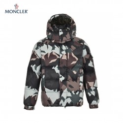 23FW Moncler Mosa Hooded Långa ärmar Dunjacka Multicolour Storlek 1-5 