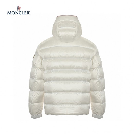 23FW Moncler Pavin Hood Vit Långa ärmar Dunjacka Storlek 1-5