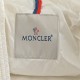 23FW Moncler Pavin Hood Vit Långa ärmar Dunjacka Storlek 1-5