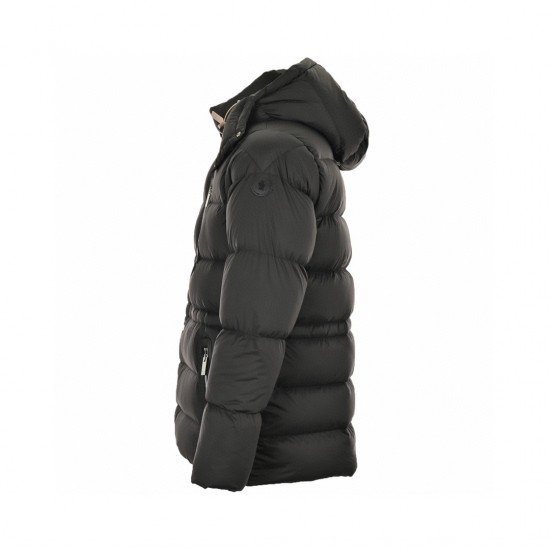 Moncler Bauges Detachable Långa ärmar Short Dunjacka Svart Vinterjacka Storlek 1-5