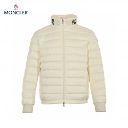 Moncler Långa ärmar Short Dunjacka Och Vinterjacka Beige Storlek 1-5 