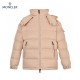 Moncler Maire Hooded Quilted Shell Rosa Långa ärmar Dunjacka Storlek 0-3