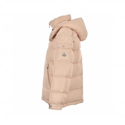 Moncler Maire Hooded Quilted Shell Rosa Långa ärmar Dunjacka Storlek 0-3 