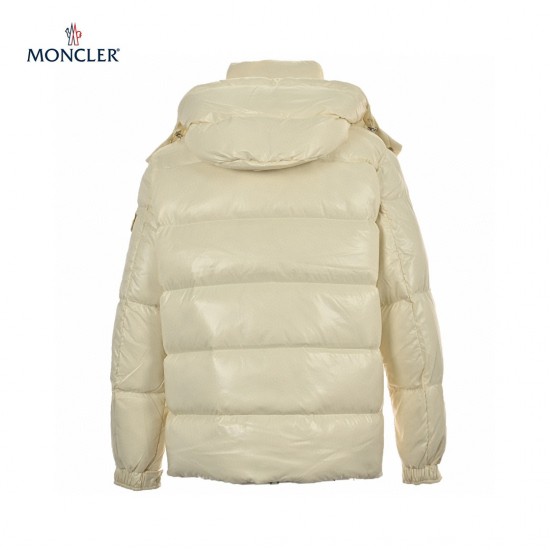 Moncler Maya 70 Logo Appliqued Quilted Shell Hooded Short Dunjacka Storlek1-5