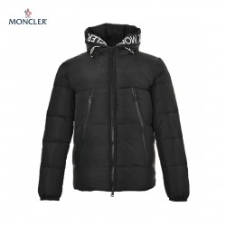 Moncler Montclar Quilted Shell Hooded Långa ärmar Short Dunjacka Blå Vinterjacka Storlek 1-5 