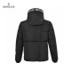 Moncler Montclar Quilted Shell Hooded Långa ärmar Short Dunjacka Blå Vinterjacka Storlek 1-5