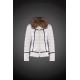 Dam Moncler Vinterjacka with raccoon Jacka Krage Vit