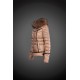 Dam Moncler Dunjacka with raccoon Jacka Krage light tan