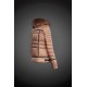 Dam Moncler Dunjacka with raccoon Jacka Krage light tan