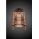 Dam Moncler Dunjacka with raccoon Jacka Krage light tan