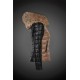 Dam Moncler Dunjacka with raccoon Jacka Krage Svart apricot