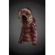 Dam Moncler Dunjacka with raccoon Jacka Krage Brun