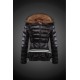 Dam Moncler Dunjacka with raccoon Jacka Krage Svart