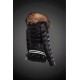 Dam Moncler Dunjacka with raccoon Jacka Krage Svart