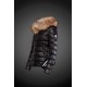 Dam Moncler Dunjacka with raccoon Jacka Krage Svart