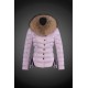 Dam Moncler Dunjacka with raccoon Jacka Krage Rosa