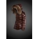 Dam Moncler Dunjacka with raccoon Jacka Krage Brun