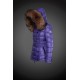 Dam Moncler Dunjacka with raccoon Jacka Krage Lila