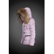 Dam Moncler Dunjacka with raccoon Jacka Krage Rosa