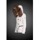 Dam Moncler Dunjacka with raccoon Jacka Krage Vit