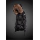 Dam Moncler Vinterjacka with raccoon Jacka Krage Svart