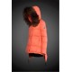 Dam Moncler Vinterjacka with raccoon Jacka Krage orange