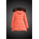 Dam Moncler Vinterjacka with raccoon Jacka Krage orange