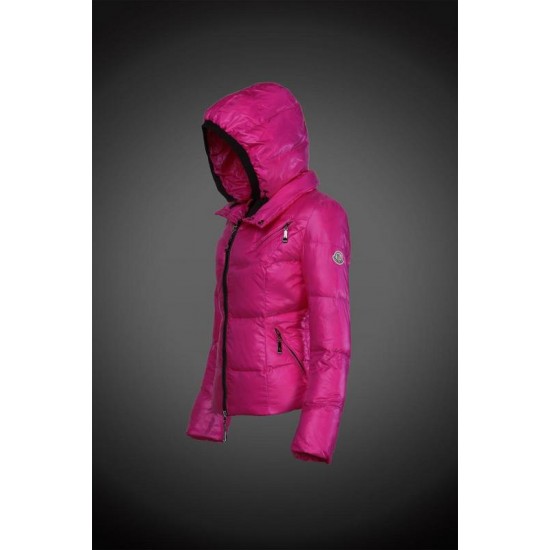 Dam Moncler Dunjacka with Kepsar rose Röd