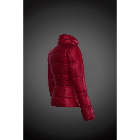 Dam Moncler Vinterjacka without Kepsar Röd