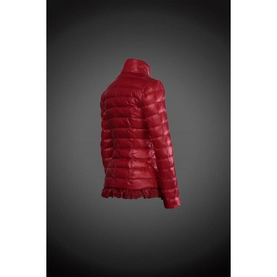 Dam Moncler Vinterjacka without Kepsar Röd