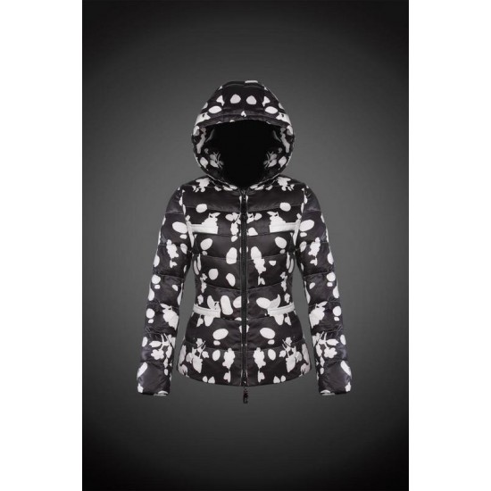 Dam Moncler Dunjacka with Kepsar Svart Vit