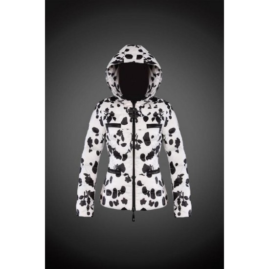 Dam Moncler Dunjacka with Kepsar Vit Svart